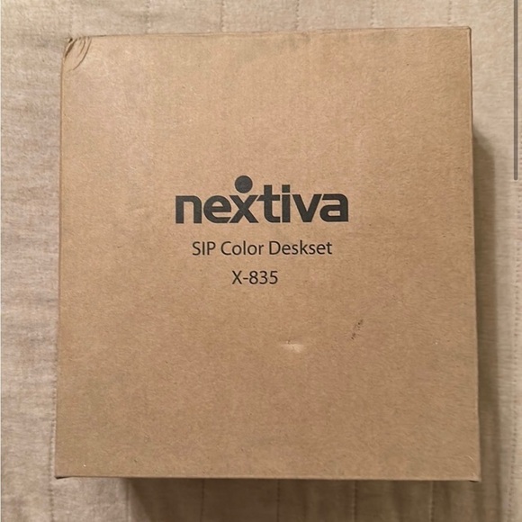 NIB Nextiva X-835 SIP Color Deskset Phone 12 Lines VOIP USB Ethernet - Picture 6 of 6